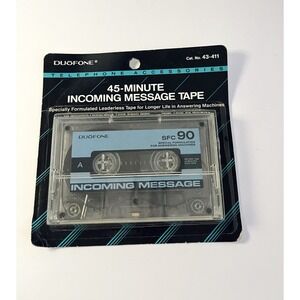 DuoFone 30‎ Minute INCOMING Message Cassette Tape